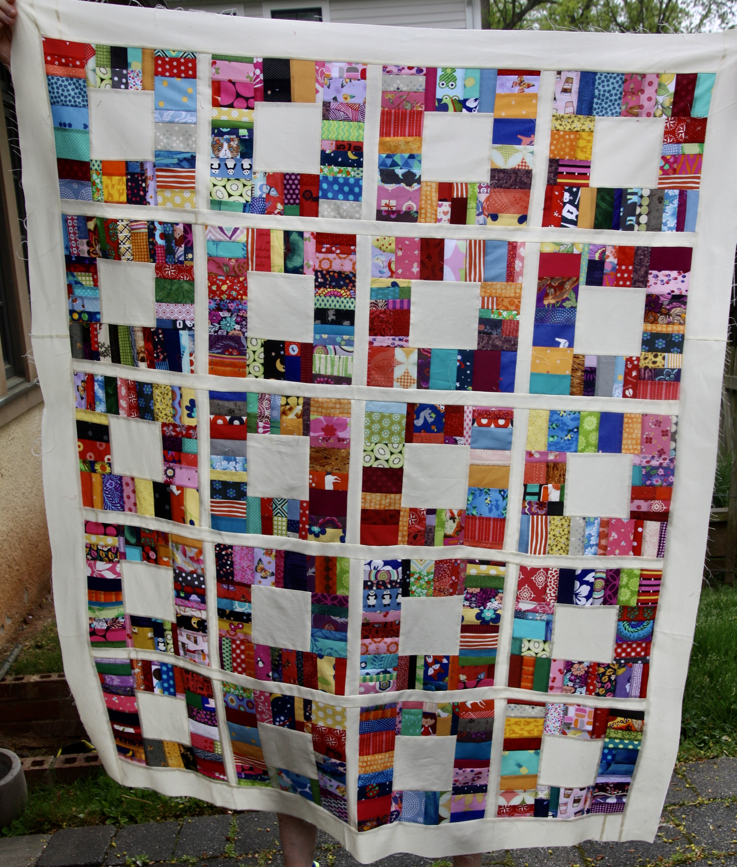 Scrappy String Quadrangle | That Fabric Feeling